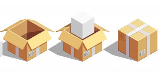 Картонные коробки для переезда и ящики для хранения вещей